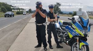 Policjanci podczas służby