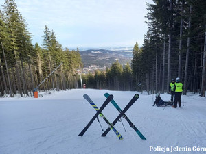 Wspólny polsko-czeski patrol narciarski w Szklarskiej Porębie w ramach współpracy transgranicznej
