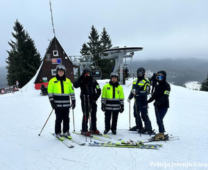 Wspólne polsko-czeskie patrole narciarskie w ramach współpracy transgranicznej, tym razem w Harachovie