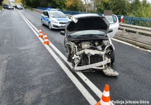 Pojazd toyota po zdarzeniu