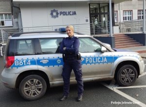 policjantka  która zatrzymała nietrzeźwą kobietę