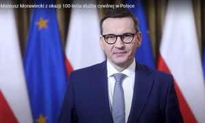 Życzenia prezesa Rady Ministrów z okazji 100-lecia służby cywilnej