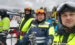 Policjanci z KMP Jelenia Góra i z Czech