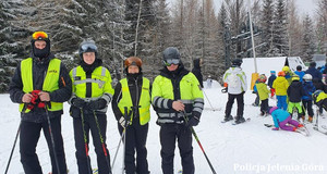 Policjanci z Jeleniej Góry i z Czech we wspólnym patrolu narciarskim