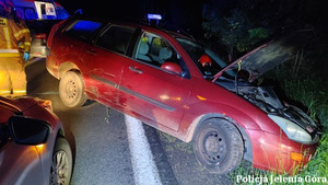 Uciekał przed policjantami, bo miał wiele na sumieniu. "Podróż" zakończył uderzając w radiowóz