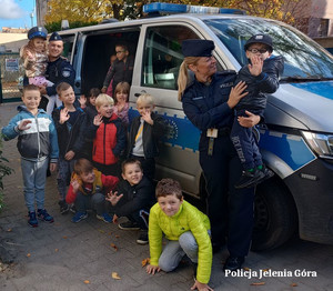 Bezpieczny przedszkolak z jeleniogórską policją