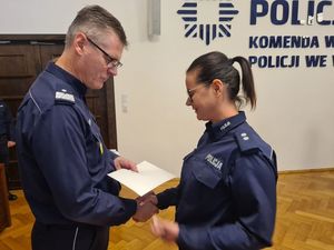 wyróżniony policjant