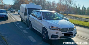 Kolizja  ul. Sudecka Fiat i BMW