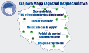 Dzięki Krajowej Mapie Zagrożeń Bezpieczeństwa kontakt z Policją jest uproszczony. Nie musisz osobiście przychodzić do komisariatu