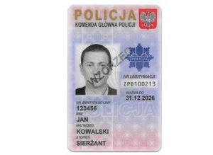 Nowe policyjne legitymacje