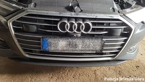 zabezpieczone audi