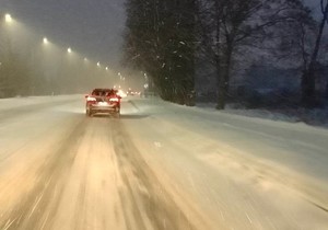 drogi zasypane śniegiem