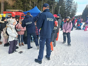 Policjanci w trakcie konkursu