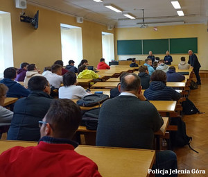 Zostań policjantem-pod tym hasłem odbyło się spotkanie ze studentami Politechniki