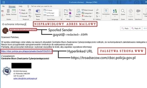 Uważaj na fałszywe maile dotyczące rzekomego cyberataku!