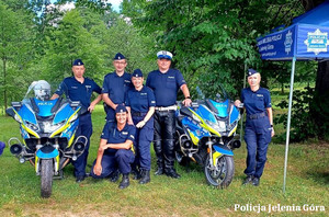 Policjanci podczas powiatowego dnia bezpieczeństwa