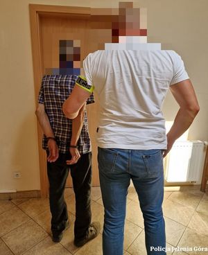 Mężczyzna zatrzymany przez policjantów