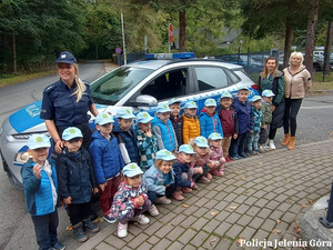 Z przedszkolakami o bezpieczeństwie na drodze