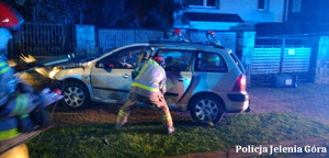 Pojazd peugeot po kolizji