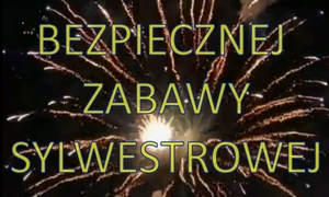 Policjanci przestrzegają. Fajerwerki - Odpalaj z głową!