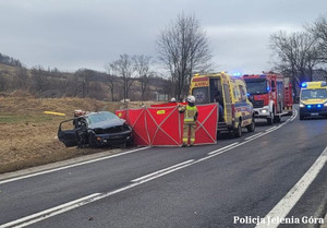 Radomierz, służby udzielają pomocy