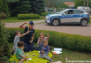 Policjanci na festynach