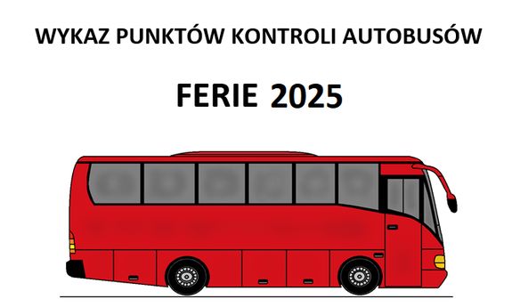 Wykaz punktów kontroli autobusów