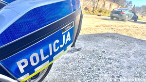 motocykli pojazd zatrzymany do kontroli