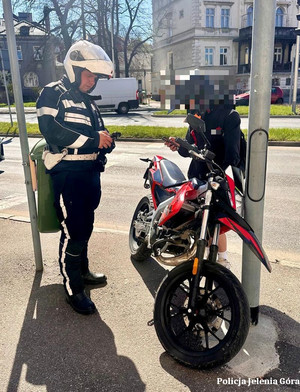 Działania Motocyklista