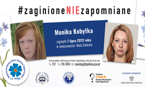 #zaginioneNIEzapomniane - wciąż czekamy na Monikę