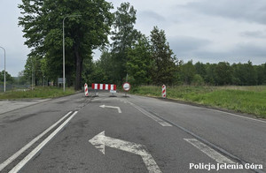 Oznakowanie i zatrzymani kierowcy