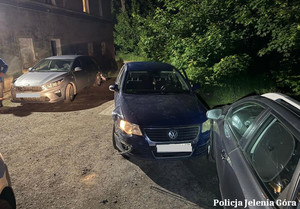 pojazd VW należący do zatrzymanej