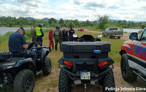 kontrola na terenie zbiornika w Wojanowie