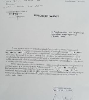 podziękowanie