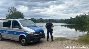 Jeleniogórscy policjanci ostrzegają ! Dzikie kąpieliska to śmiertelne zagrożenie