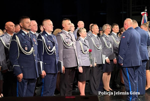 Policjanci na Święcie Policji