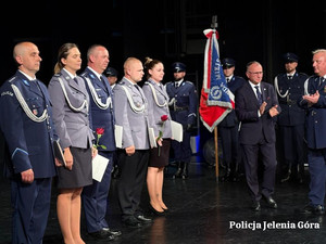 Policjanci na Święcie Policji