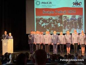 Policjanci na Święcie Policji