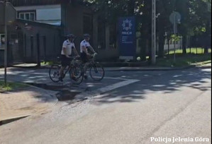 policyjny Patrol rowerowy