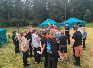 Spotkanie z harcerzami