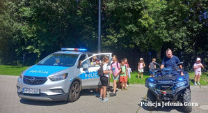 Dzieci w Komisariacie Policji w Kowarach