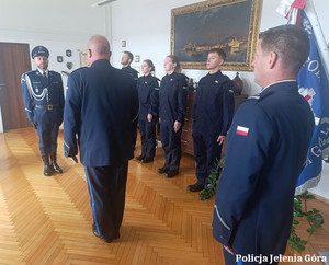 meldunek przed ślubowaniem