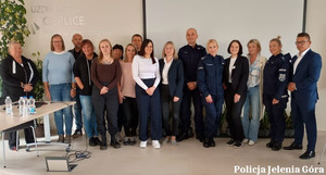 Policjanci szkolili pracowników Uzdrowiska Cieplice z radzenia sobie z trudnym klientem