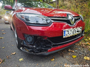 zdarzenie drogowe w Szklarskiej Porębie