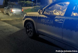 Nietrzeźwy kierujący w rękach policjantów