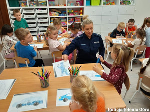 Policjanci w przedszkolu