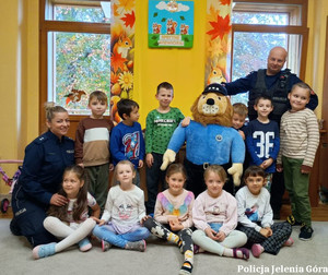 Policjanci w przedszkolu