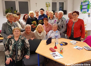 Dzielnicowa na spotkaniu z seniorami