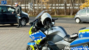 Policjanci podczas działań