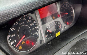 Policjanci  trakcie działań